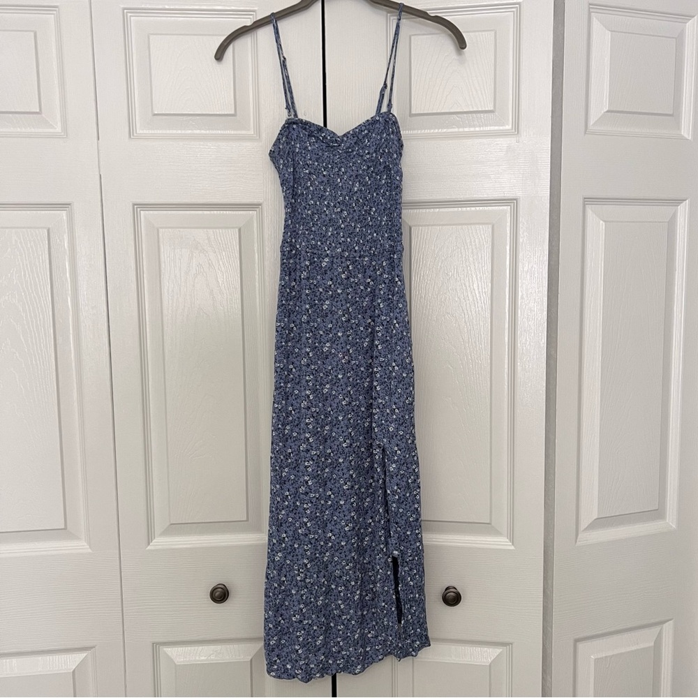 Abercrombie & Fitch Blue Floral Dress